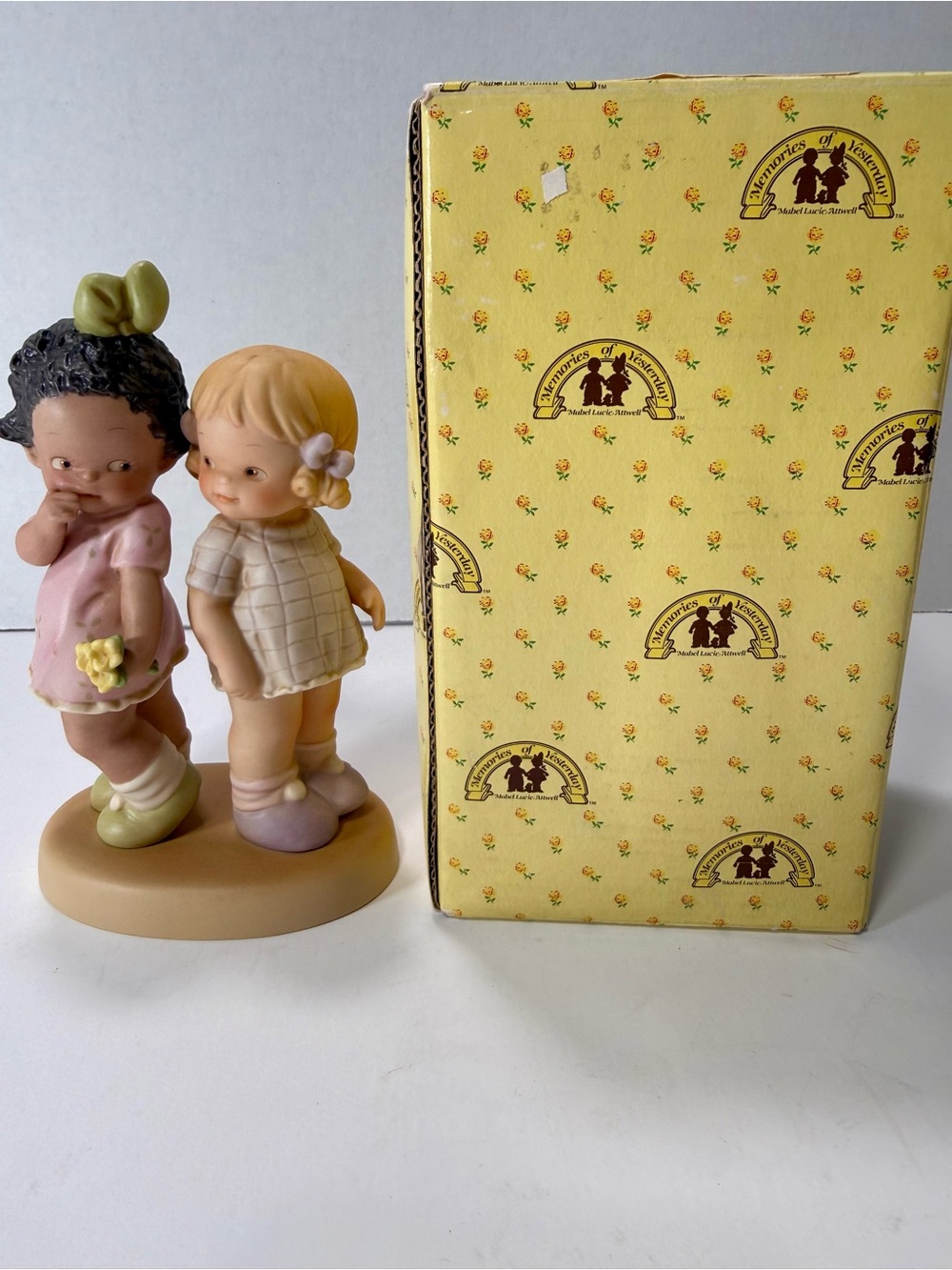 Enesco Memories of Yesterday Figurine How Good Of God To Make Us All With Box